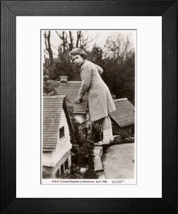 Framed Print : Young Princess Elizabeth at Bekonscot Framed Print : Young Princess Elizabeth at Bekonscot