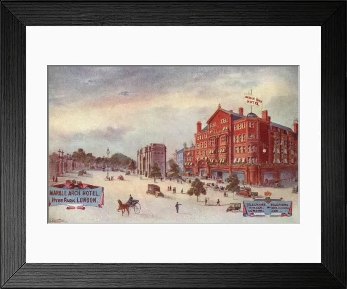 Framed Print : Marble Arch Hotel, Hyde Park, London Framed Print : Marble Arch Hotel, Hyde Park, London