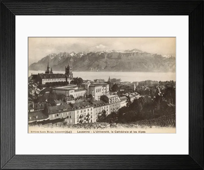 Framed Print : Switzerland - Lausanne Framed Print : Switzerland - Lausanne