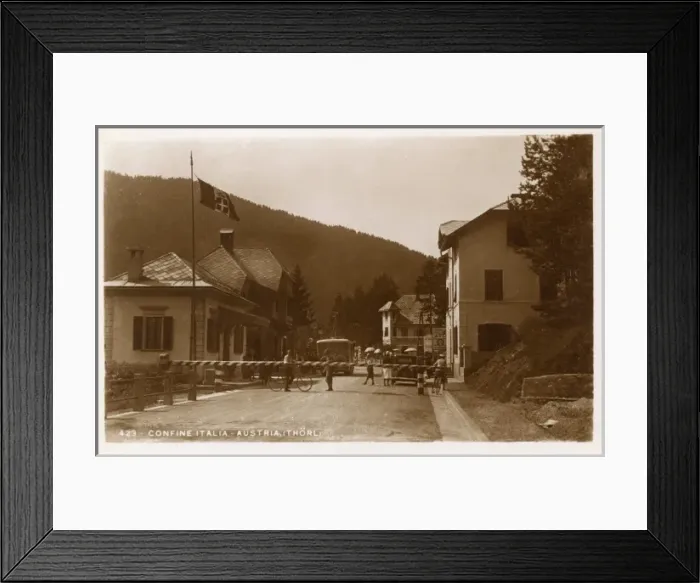 Framed Print : The Italian / Austrian border at Thorl Framed Print : The Italian / Austrian border at Thorl