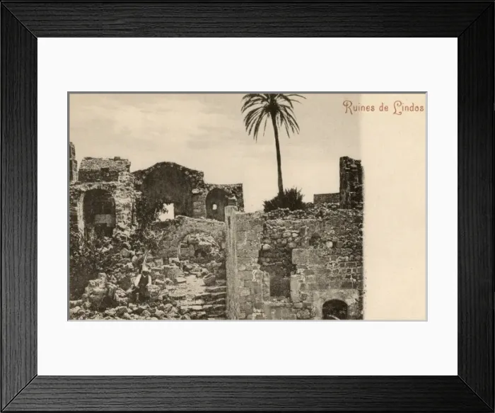 Framed Print : Lindos, Greece - Ruins of the Acropolis Framed Print : Lindos, Greece - Ruins of the Acropolis