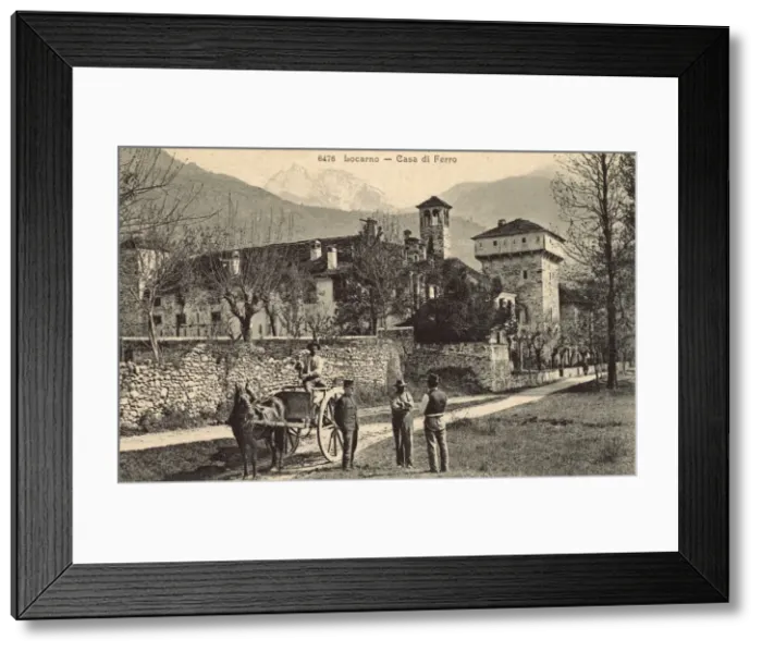 Framed Print : Lugano, Switzerland - Casa di Ferro Framed Print : Lugano, Switzerland - Casa di Ferro