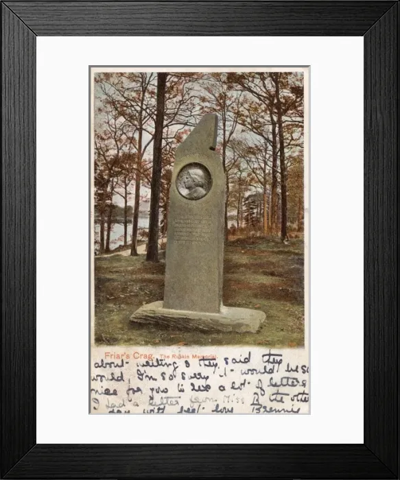 Framed Print : Memorial to Ruskin - Friars Crag Framed Print : Memorial to Ruskin - Friars Crag