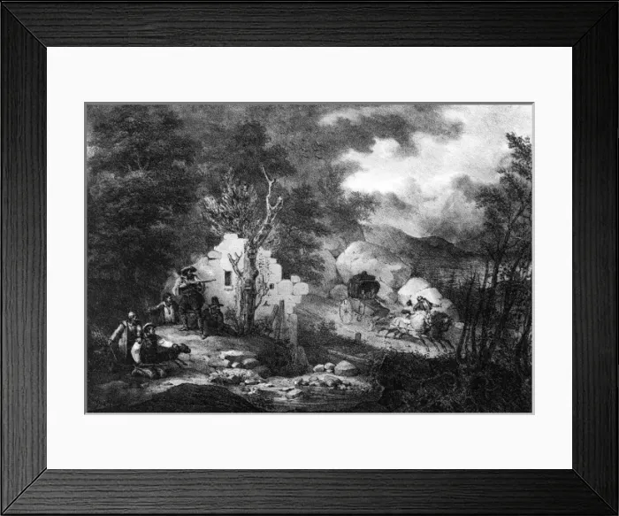 Framed Print : Bandits in Italy Framed Print : Bandits in Italy