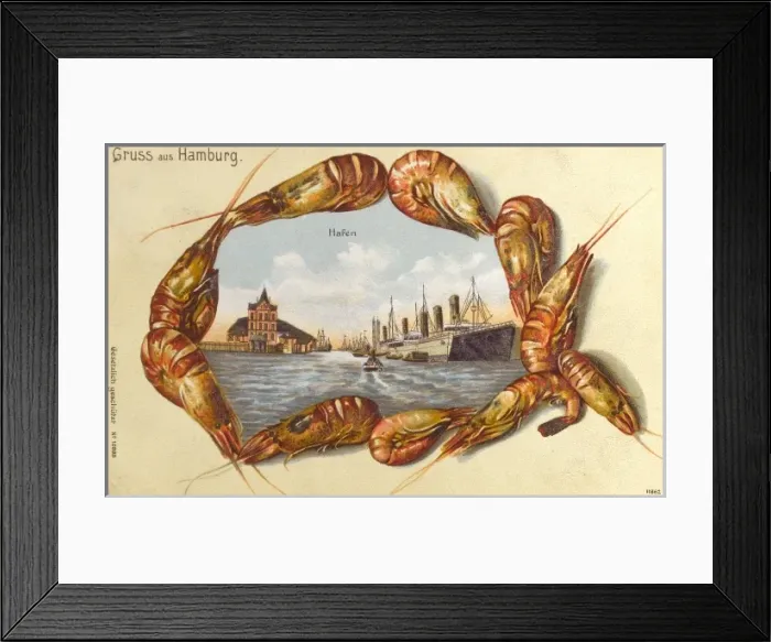 Framed Print : Germany - Hamburg - The Harbour Framed Print : Germany - Hamburg - The Harbour