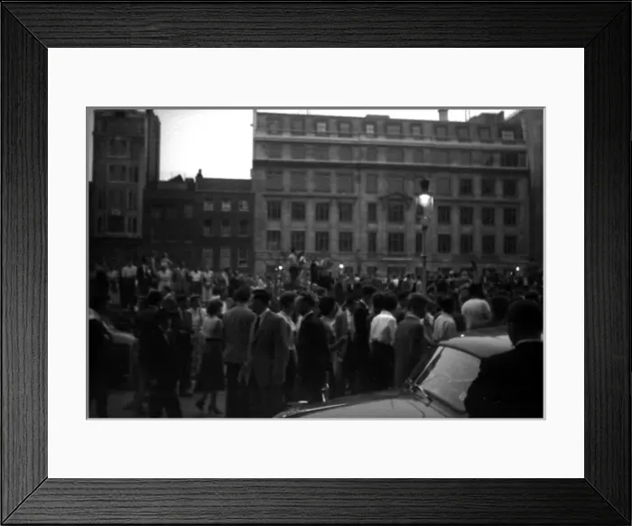 Framed Print : Coronation. Wide shot of events, Golden Sq Framed Print : Coronation. Wide shot of events, Golden Sq