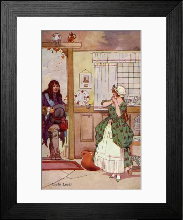 Framed Print : Curly Locks, Curly Locks Framed Print : Curly Locks, Curly Locks