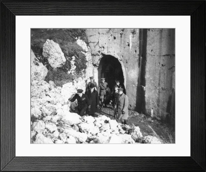 Framed Print : Sir David Beatty at Liege fort Framed Print : Sir David Beatty at Liege fort