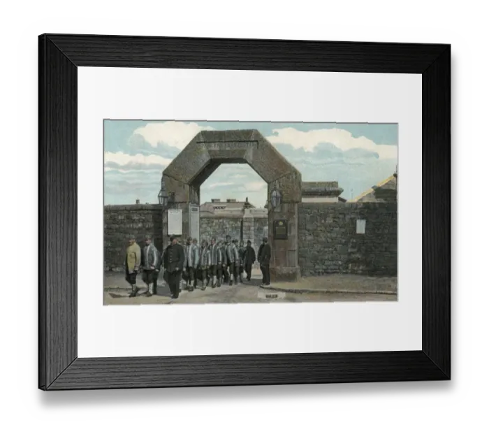 Framed Print : Prisoners at the Gate of Dartmoor Prison Framed Print : Prisoners at the Gate of Dartmoor Prison