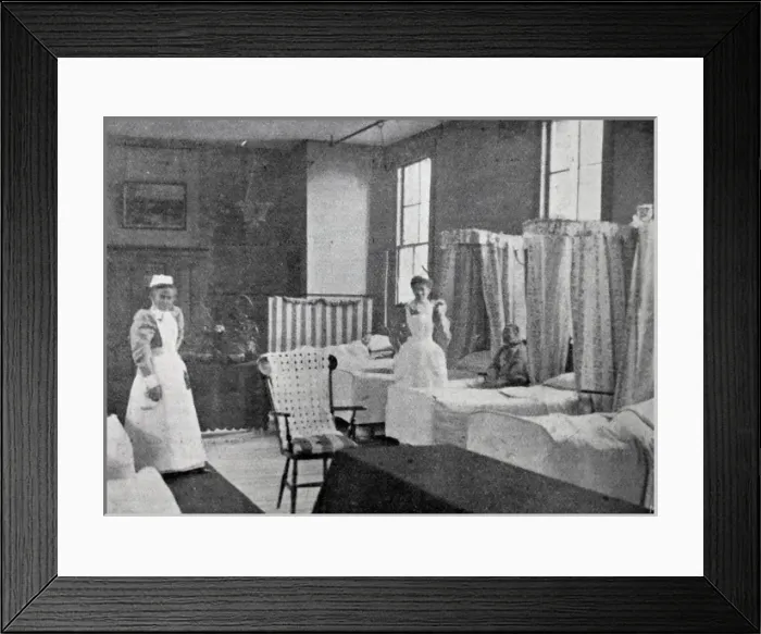 Framed Print : Poplar Workhouse Womens Ward in Infirmary Framed Print : Poplar Workhouse Womens Ward in Infirmary
