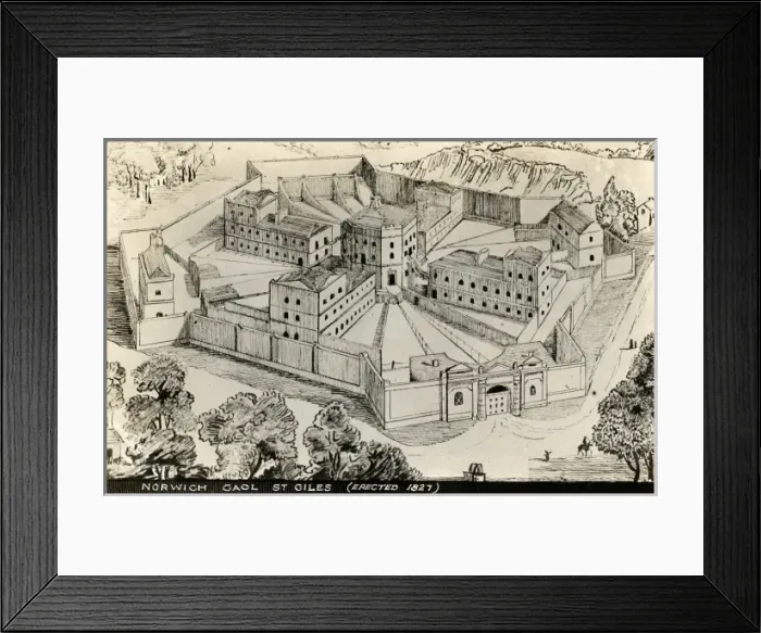 Framed Print : Norwich Gaol, Norfolk Framed Print : Norwich Gaol, Norfolk