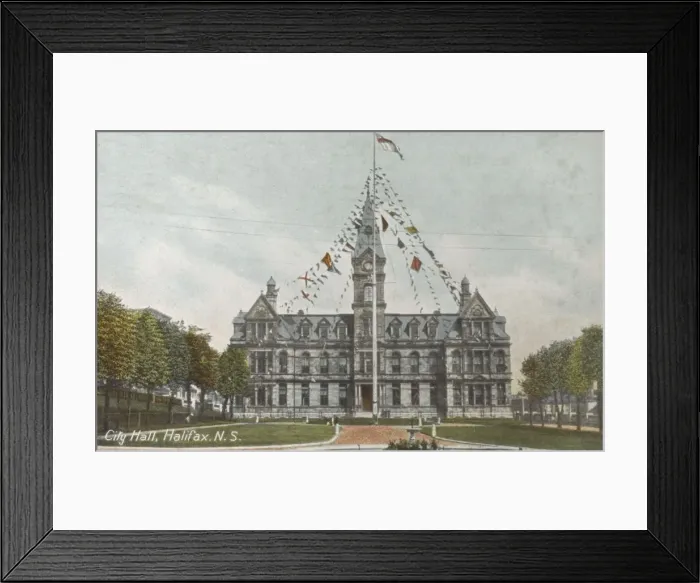 Framed Print : Canada - Halifax, Nova Scotia - City Hall Framed Print : Canada - Halifax, Nova Scotia - City Hall