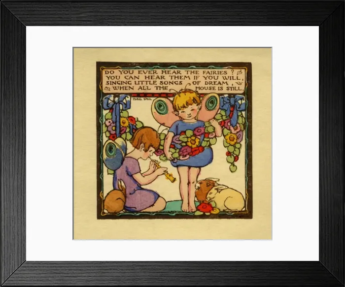 Framed Print : Do you ever hear the fairies? Framed Print : Do you ever hear the fairies?