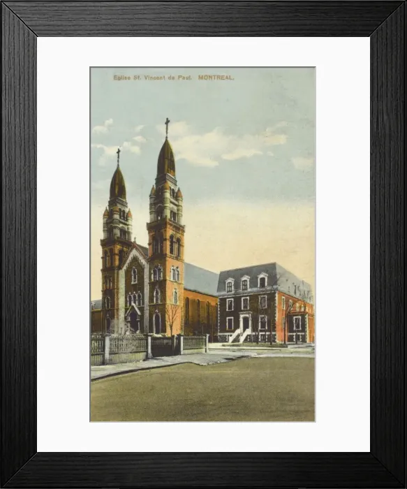 Framed Print : Canada - Eglise St Vincent de Paul, Montreal Framed Print : Canada - Eglise St Vincent de Paul, Montreal