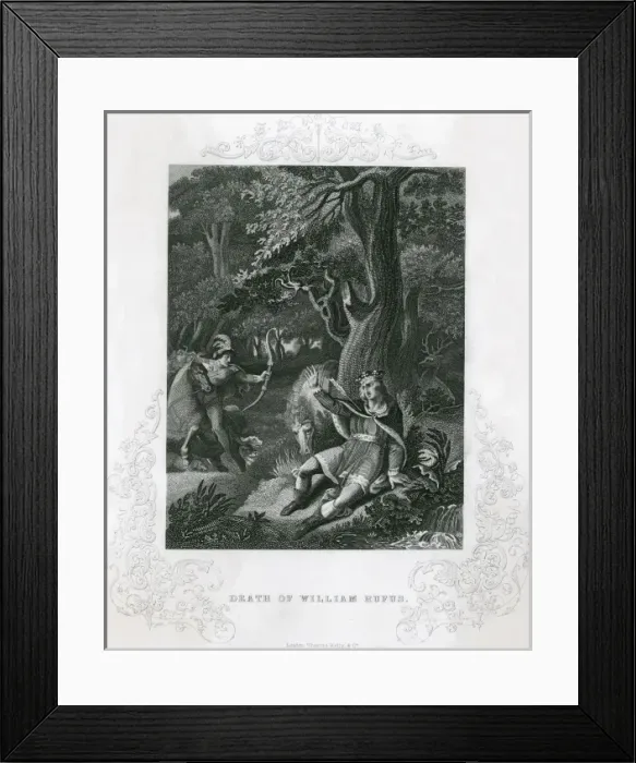 Framed Print : Death of William Rufus Framed Print : Death of William Rufus