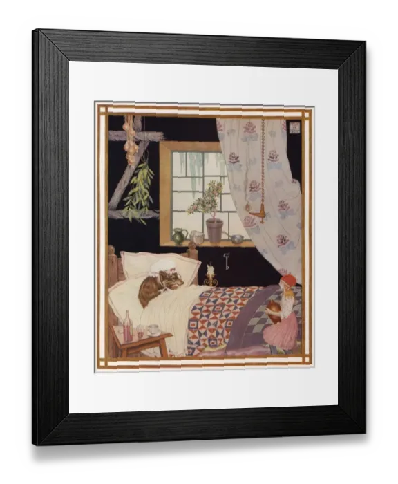 Framed Print : Little Red Riding Hood by Felix de Gray Framed Print : Little Red Riding Hood by Felix de Gray