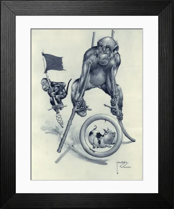 Framed Print : Granpop Makes Whoopee for the Royal Wedding Framed Print : Granpop Makes Whoopee for the Royal Wedding
