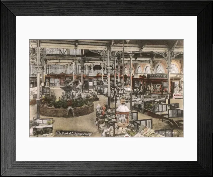 Framed Print : St Helier, Jersey - Covered Market Framed Print : St Helier, Jersey - Covered Market