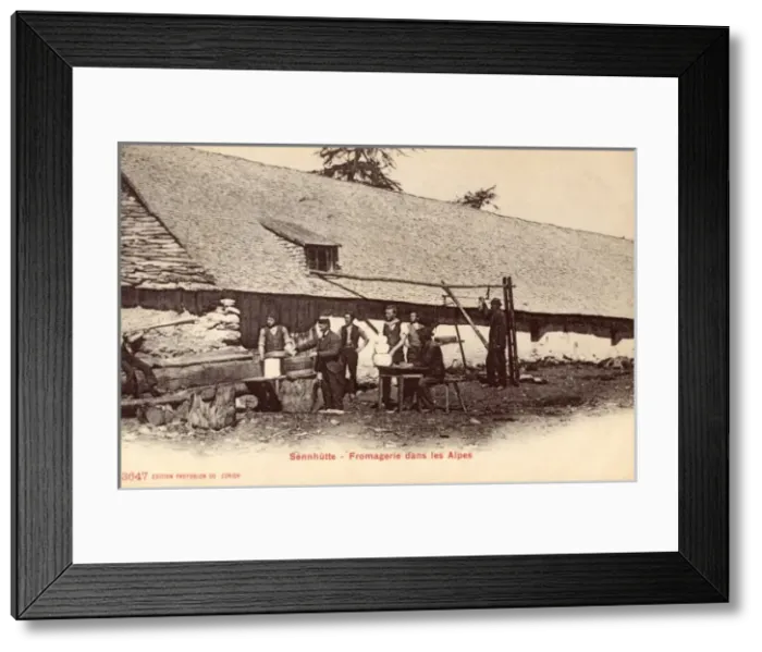 Framed Print : Sennhutte - Switzerland - A Cheese Factory Framed Print : Sennhutte - Switzerland - A Cheese Factory