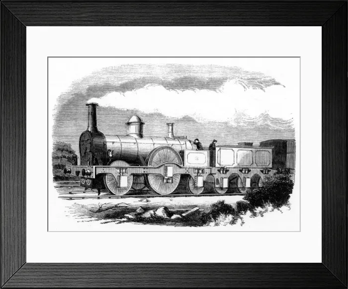 Framed Print : M Connells express locomotive, 1852 Framed Print : M Connells express locomotive, 1852