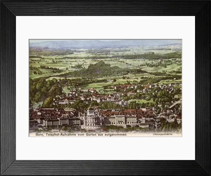 Framed Print : Switzerland - Bern - Aerial Photograph Framed Print : Switzerland - Bern - Aerial Photograph