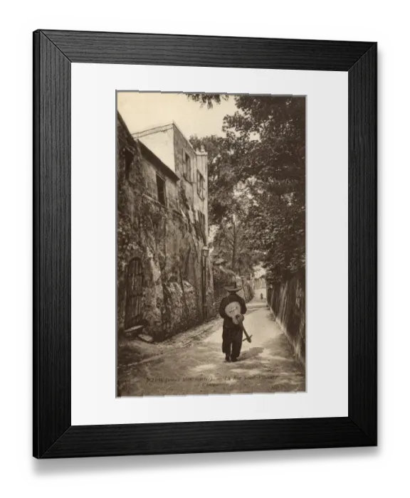 Framed Print : Rue Saint Vincent - Old Montmartre, Paris Framed Print : Rue Saint Vincent - Old Montmartre, Paris
