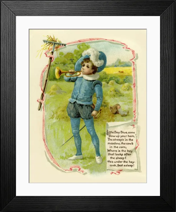 Framed Print : Anon 5. Little Boy Blue