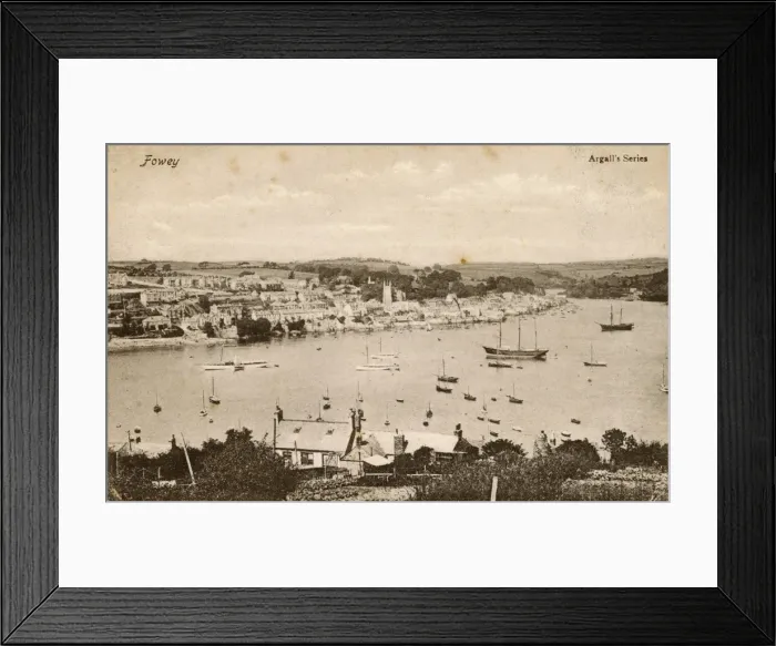 Framed Print : View of Fowey, Cornwall Framed Print : View of Fowey, Cornwall