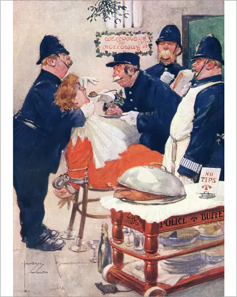 Suffragettes - Christmas Dinner in Holloway by Lawson Wood
