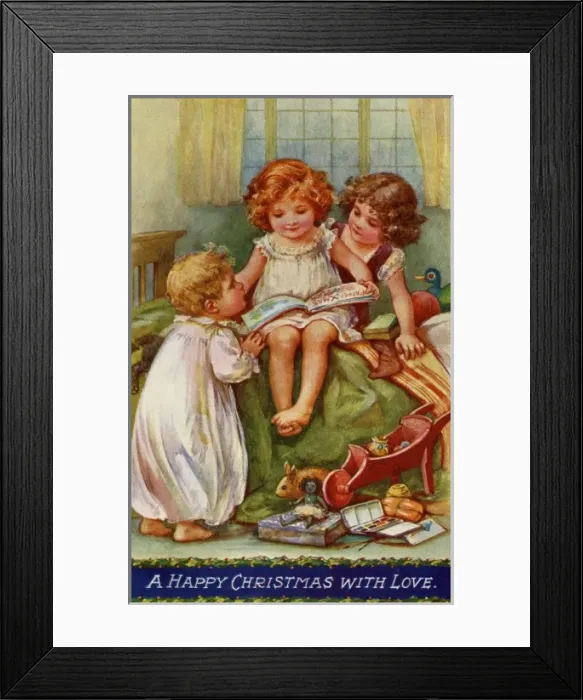 Framed Print : AL Bowley. C218a Xmas Framed Print : AL Bowley. C218a Xmas