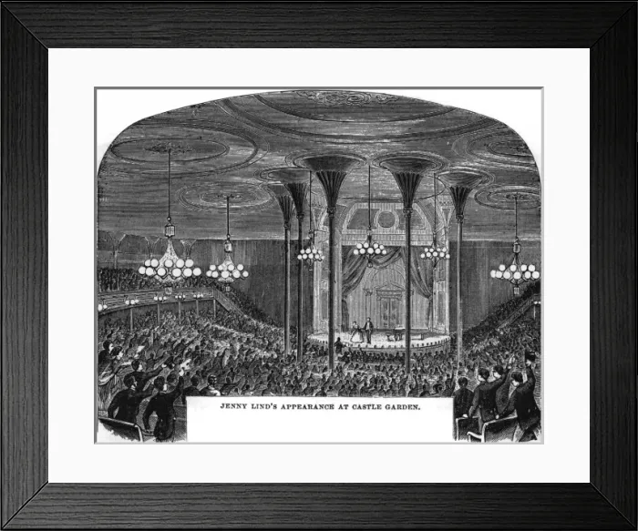 Framed Print : Jenny Lind in New York, 1850 Framed Print : Jenny Lind in New York, 1850