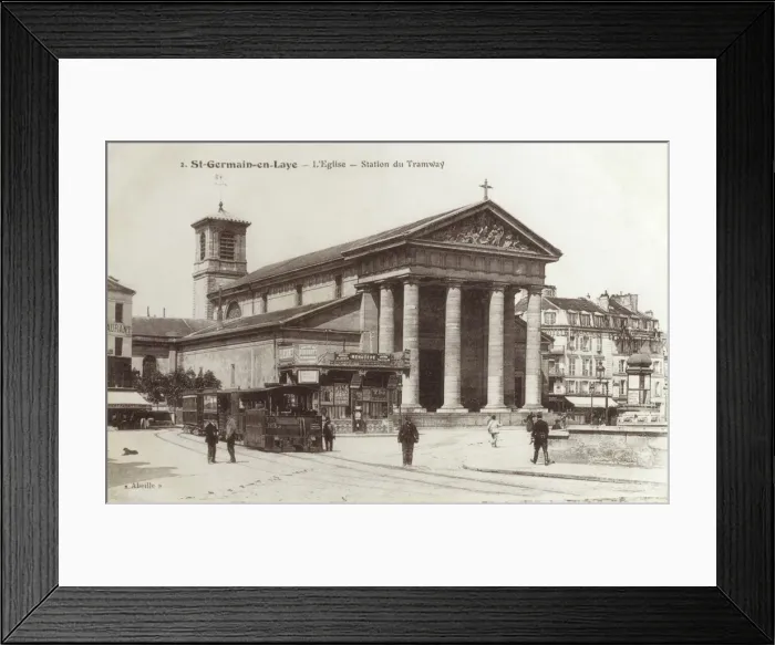 Framed Print : St-Germain-en-Laye - St Germain Church Framed Print : St-Germain-en-Laye - St Germain Church