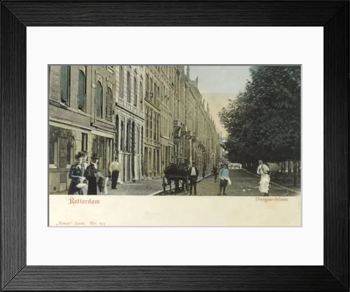 Framed Print : Rotterdam - The Netherlands - Diergaardelaan