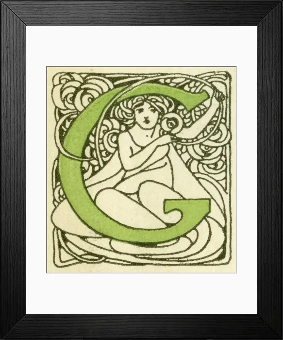 Framed Print : Alphabet -- Letter G Framed Print : Alphabet -- Letter G