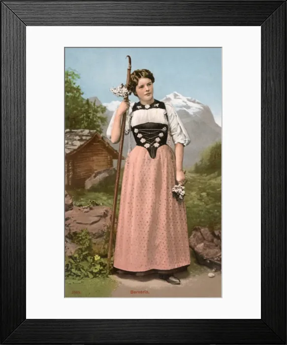 Framed Print : Young lady from Bern, Switzerland Framed Print : Young lady from Bern, Switzerland