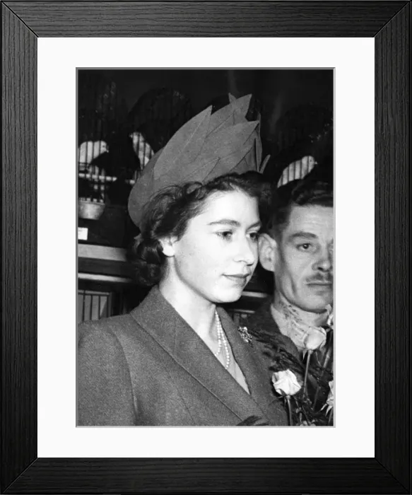 Framed Print : Princess Elizabeth in a hat Framed Print : Princess Elizabeth in a hat