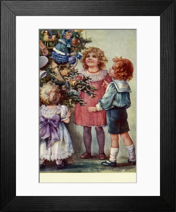 Framed Print : AL Bowley. C8437a Xmas Framed Print : AL Bowley. C8437a Xmas