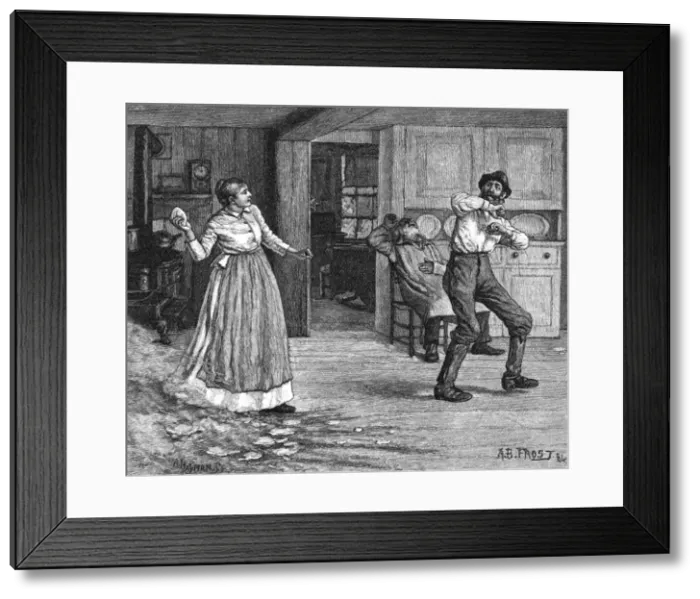 Framed Print : A domestic difference Framed Print : A domestic difference