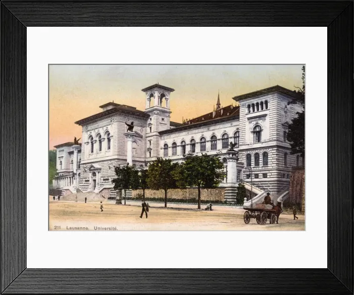 Framed Print : University at Lausanne, Switzerland Framed Print : University at Lausanne, Switzerland