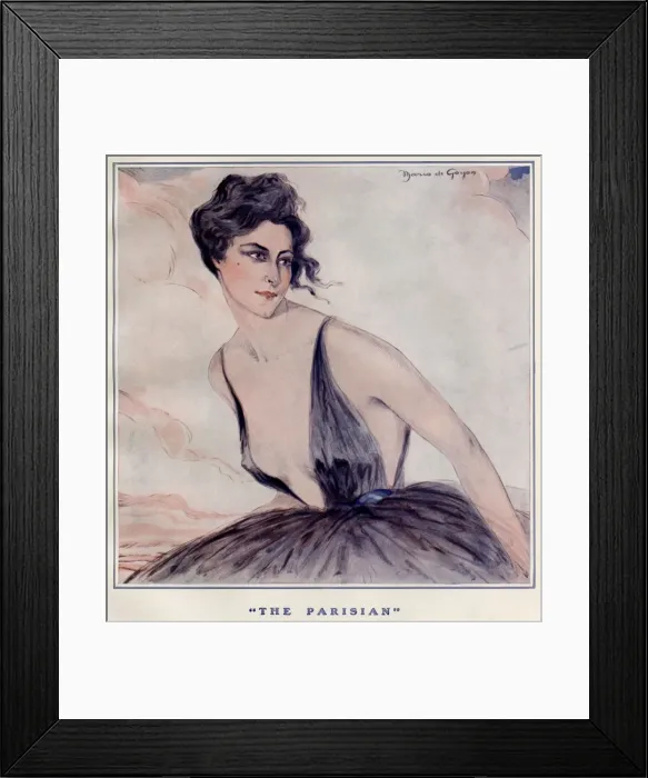 Framed Print : The Parisian - A study by Mario De Goyon Framed Print : The Parisian - A study by Mario De Goyon