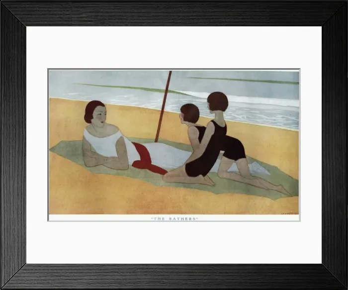 Framed Print : The Bathers Framed Print : The Bathers
