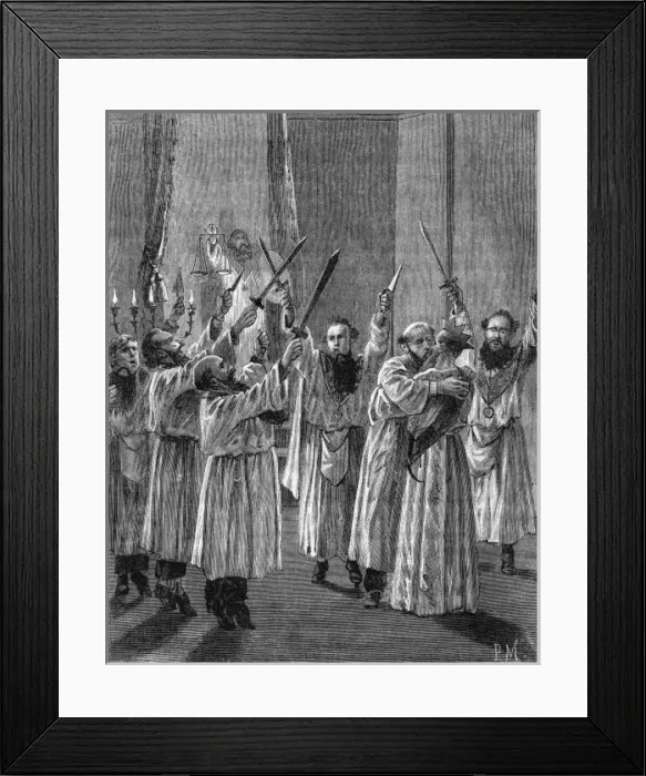Framed Print : Initiation of the Prince of Jersualem Framed Print : Initiation of the Prince of Jersualem