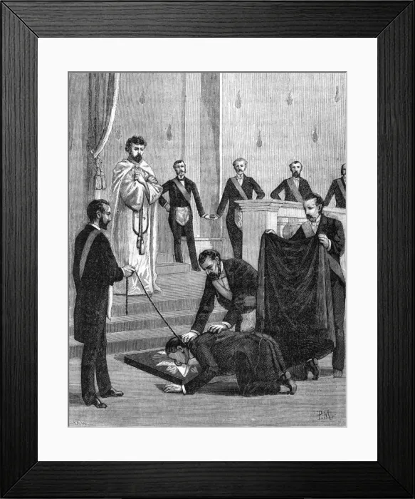Framed Print : Initiation of the Grand Master of Architecture Framed Print : Initiation of the Grand Master of Architecture