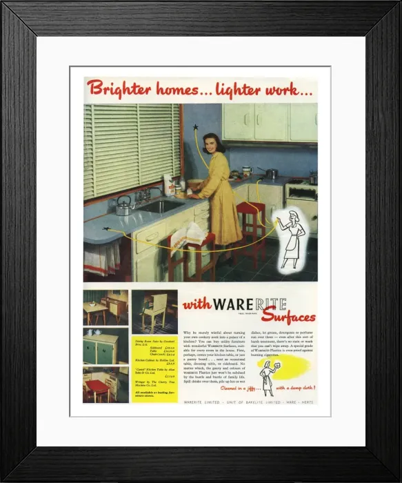 Framed Print : Ware rite surfaces advertisement Framed Print : Ware rite surfaces advertisement