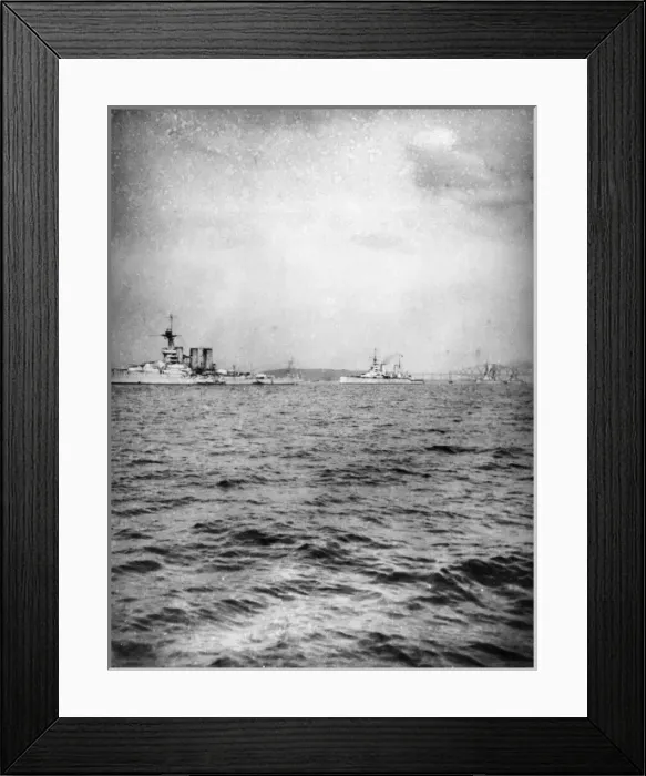Framed Print : British battle cruisers HMS Tiger, Princess Royal and Lion Framed Print : British battle cruisers HMS Tiger, Princess Royal and Lion