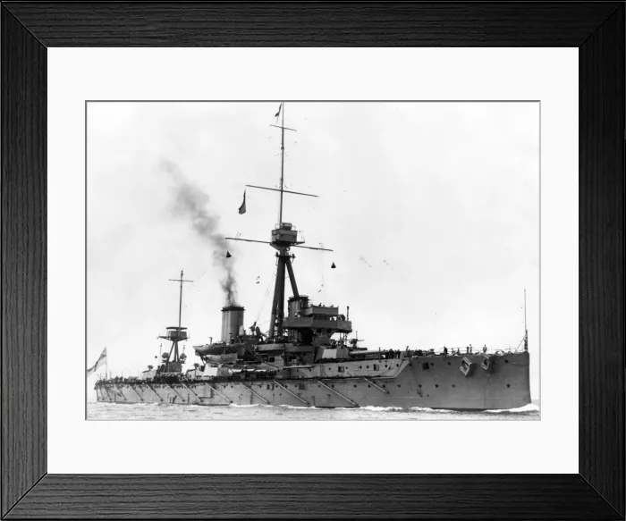 Framed Print : HMS Dreadnought, British battleship, WW1 Framed Print : HMS Dreadnought, British battleship, WW1