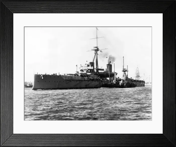 Framed Print : HMS Dreadnought, British battleship Framed Print : HMS Dreadnought, British battleship
