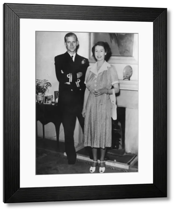 Framed Print : Queen Elizabeth II and Prince Philip in Malta Framed Print : Queen Elizabeth II and Prince Philip in Malta