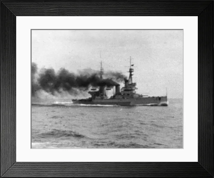 Framed Print : HMS Inflexible, British battlecruiser, WW1 Framed Print : HMS Inflexible, British battlecruiser, WW1