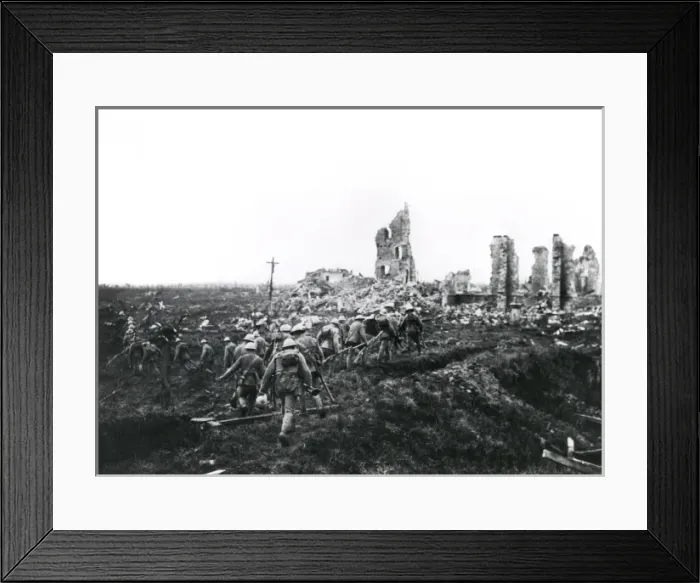 Framed Print : Portuguese soldiers near La Couture, France, WW1 Framed Print : Portuguese soldiers near La Couture, France, WW1